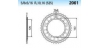 Chiaravalli - Carat rozeta 2061-45 zubov THF (525-5-8x5-16)